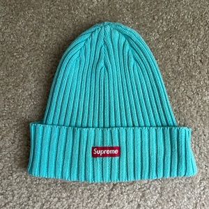 Turquoise Supreme beanie